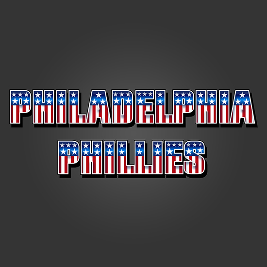 Philadelphia Phillies American Captain Logo iron on paper